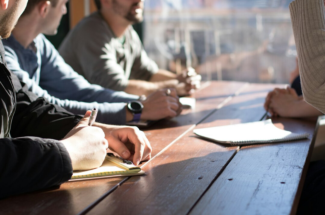 business team in meeting